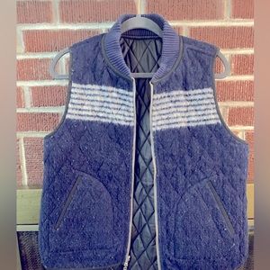Madewell - Navy & Black Reversible Vest - L
